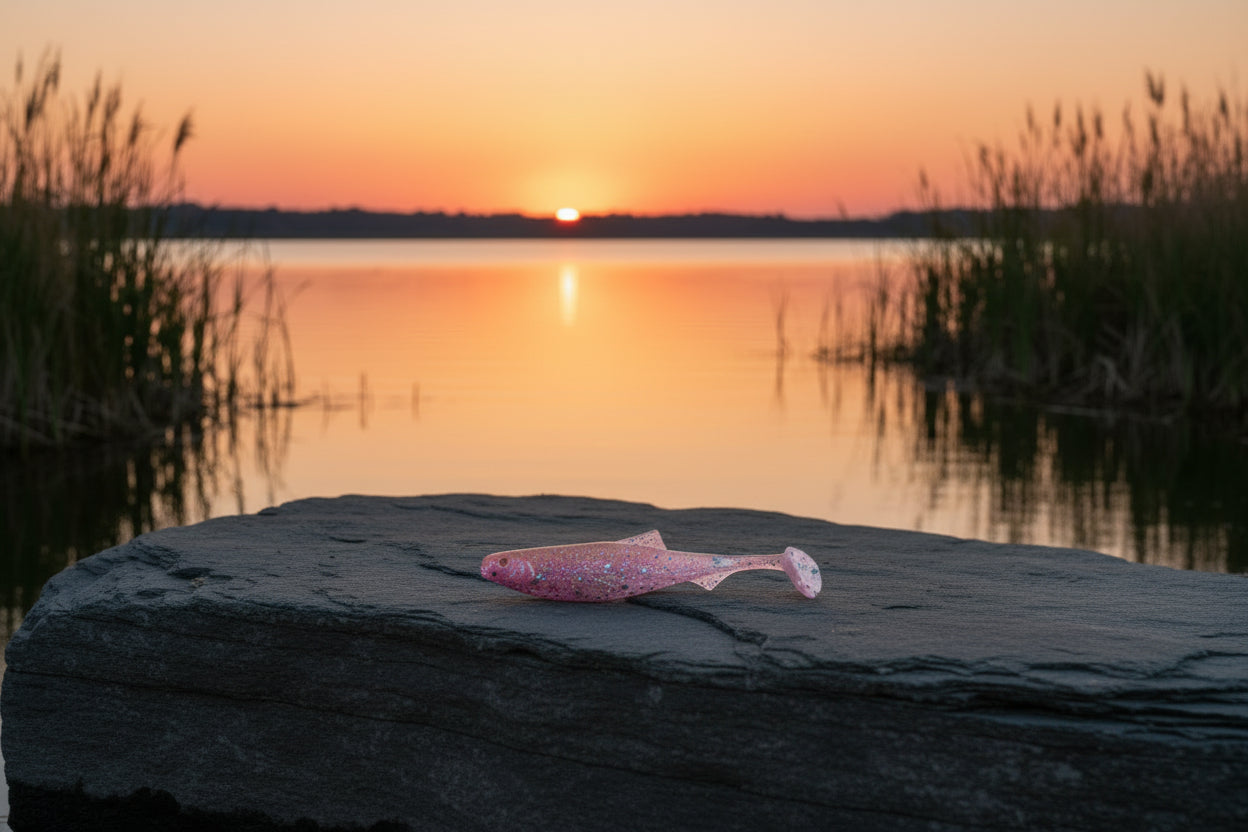 3” paddle tail (June bug)